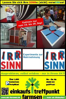 Bild: Mitmach-Ausstellung IRRSINN im einkaufstreffpunkt Farmsen