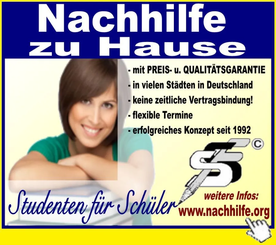 Nachhilfe zu Hause / www.nachhilfe.org