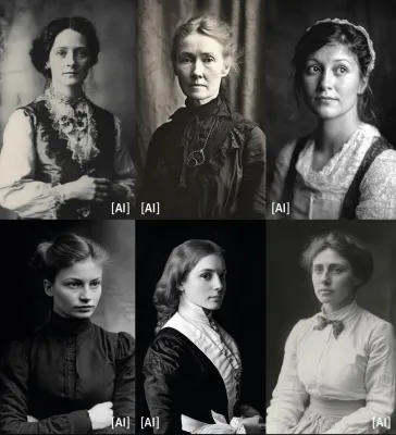 Bild: „Pioneering Women“: Ausstellung zeigt KI-Bilder bedeutender Wissenschaftlerinnen