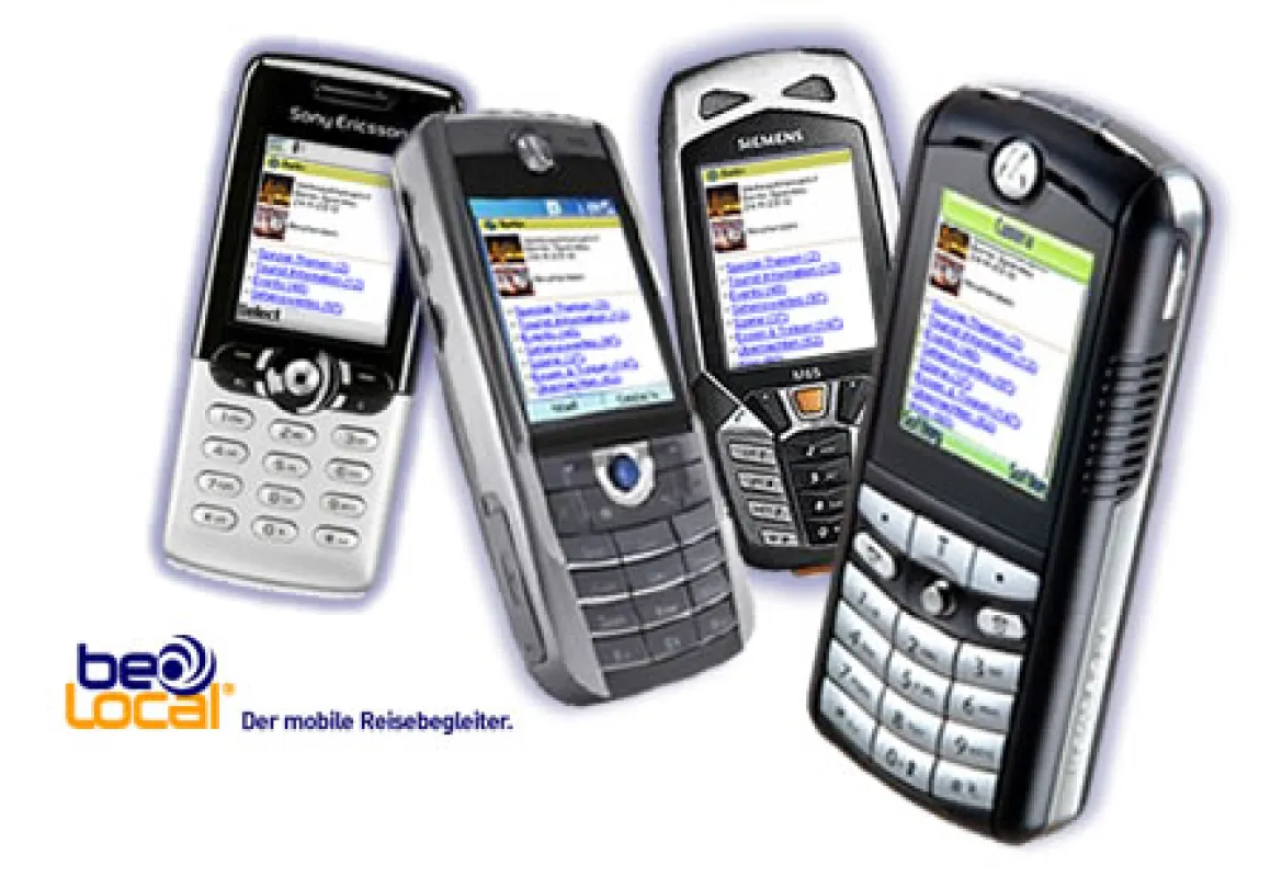 beLocal - Abrufbar via Handy, PDA und im Internet unter www.beLocal.de