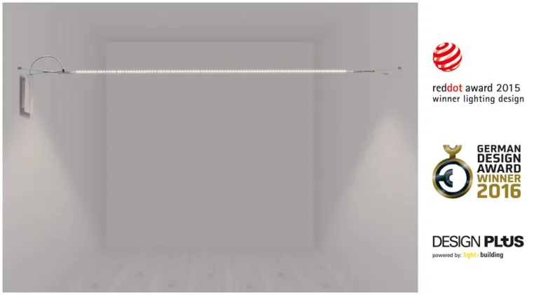 LED Linienlicht „STRAPLED Advanced“ gewinnt dritten Design Award Bild: LED Linienlicht „STRAPLED Advanced“ gewinnt dritten Design Award