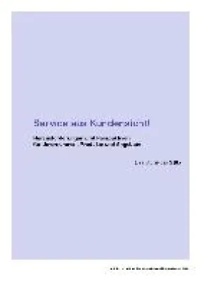 Bild: „Service aus Kundensicht - Herausforderungen und Perspektiven für Unternehmen, Produkte und Angebote“