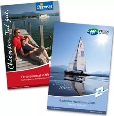 Bild: Neues Chiemsee Ferienjournal und Gastgeberverzeichnis 2009 - Urlaubsprospekte mit „neuem Gesicht“