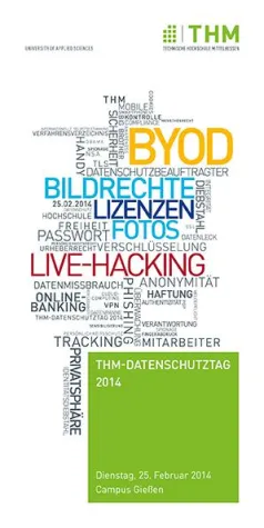 THM-Datenschutztag 2014 Bild: THM-Datenschutztag 2014