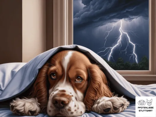 Bild: Gewitterangst bei Hunden: Hundetrainerin Isabel Scheu von Pfotenliebe Stuttgart gibt Tipps und Hilfe.