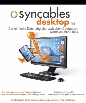 Bild: Neues Syncables Desktop 5.1 in Deutsch- Synchronisieren zwischen Windows, Mac und Linux