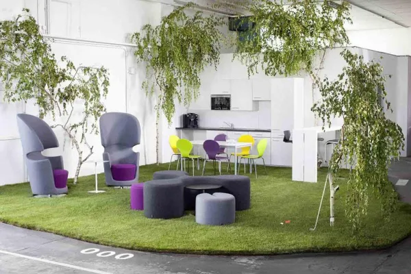 Bild: Büroeinrichtung wird wohnlicher