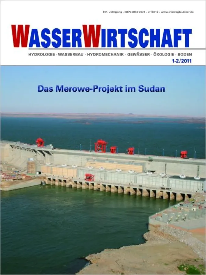 Cover der aktuellen Ausgabe 01-02/2011 von Wasserwirtschaft