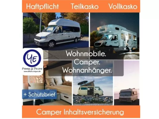 Bild: Die Wohnmobilversicherung: Schutz für Ihr rollendes Zuhause
