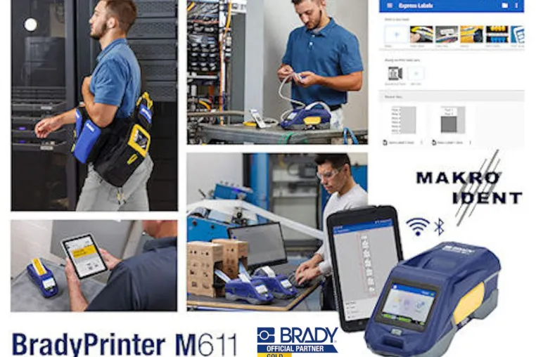 Bild: Brady M611: Mobiler Industrie-Etikettendrucker für höchste Ansprüche 