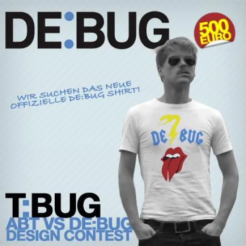 Bild: Design Contest - Gestalte das De:Bug-Shirt.