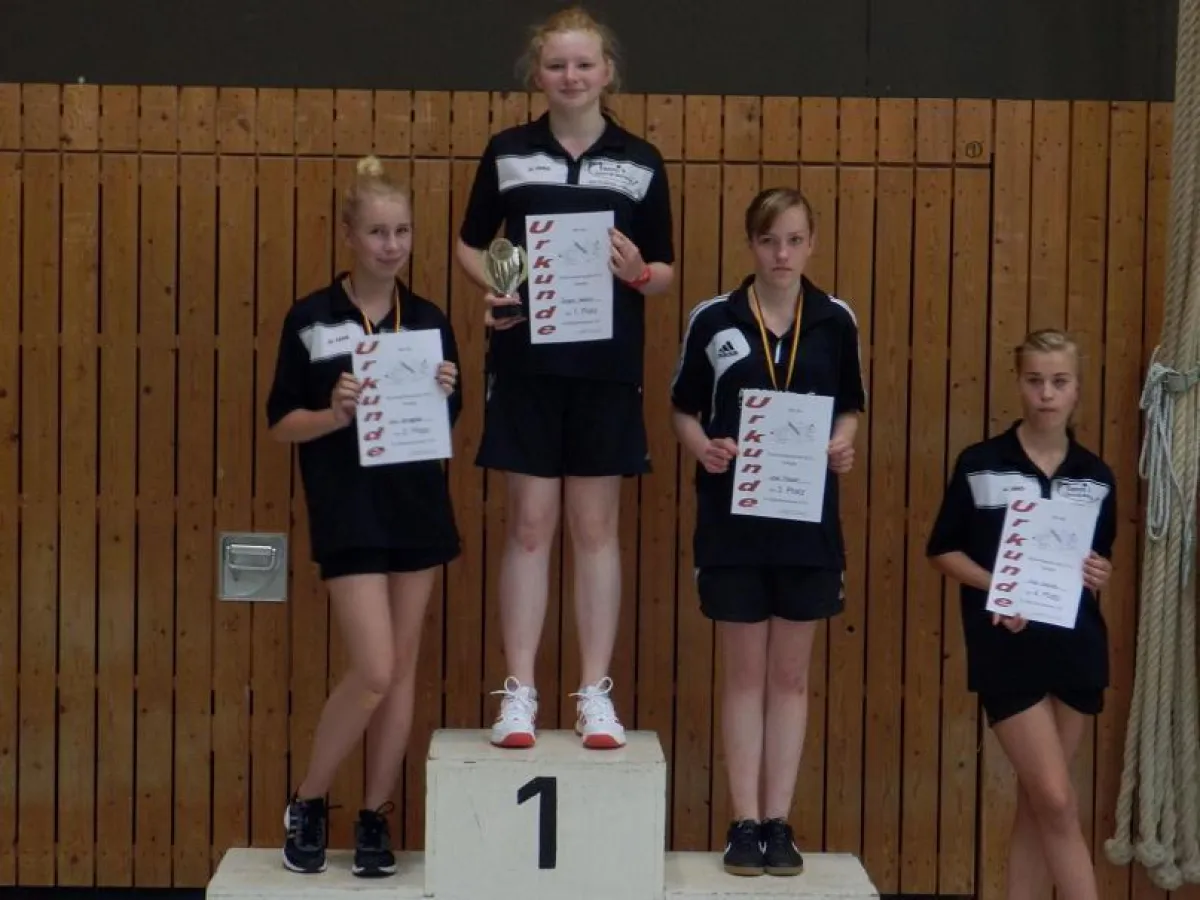 Mädcheneinzel U15 fest in Fortuna`s Hand