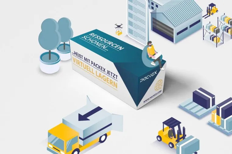 Bild: Ressourcenbewusste Beschaffung von Faltschachteln mit dem virtuellen Lager der PackEx GmbH