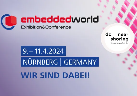 Bild: dc nearshoring präsentiert innovative IT-Nearshoring-Lösungen auf der Embedded World 2024