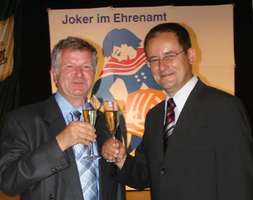 Werner Franke aus Leipzig – Großzschocher ist „Joker im Ehrenamt 2007“ Bild: Werner Franke aus Leipzig – Großzschocher ist „Joker im Ehrenamt 2007“