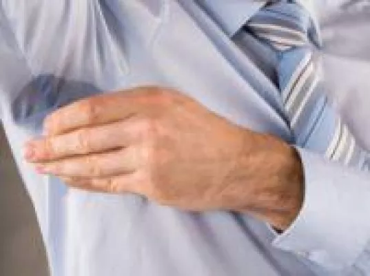 Nie wieder übermäßiges Schwitzen. Bild: Nie wieder übermäßiges Schwitzen.