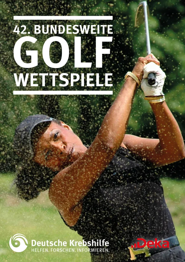 Benefiz-Golfturnierserie zugunsten der Deutschen Krebshilfe (© Deutsche Krebshilfe)