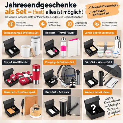 Bild: Jahresendgeschenke mit Markenwirkung: Individuelle Geschenksets für Unternehmen
