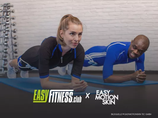 EASYFITNESS und EasyMotionSkin starten Partnerschaft im EMS-Training Bild: EASYFITNESS und EasyMotionSkin starten Partnerschaft im EMS-Training