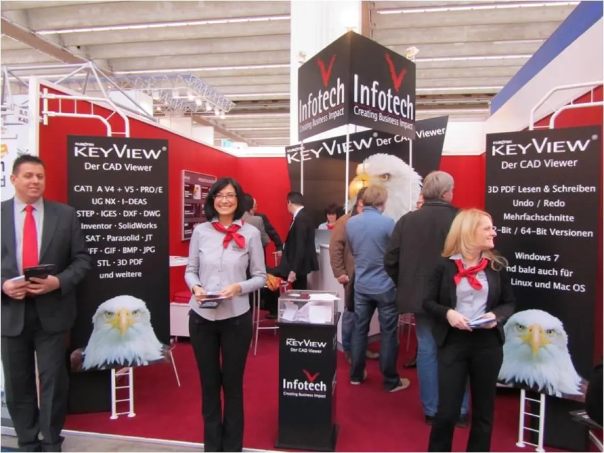 Infotech präsentierte den neuen CAD Viewer Kubotek KeyView auf der EuroMold