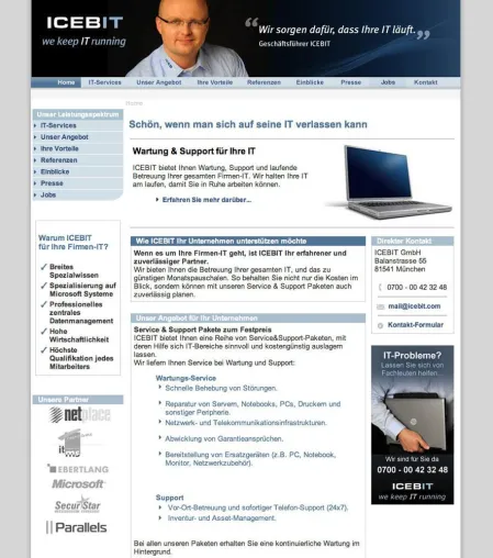 IT-Dienstleister ICEBIT mit neuer Corporate Identity Bild: IT-Dienstleister ICEBIT mit neuer Corporate Identity