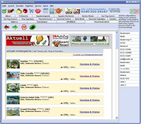 Bild: ReiseGenial 3.3.1: Reisen suchen, Urlaub buchen, Geld sparen