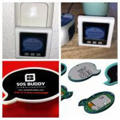 "SOS-Buddy Table Messenger" - oder "die multifunktionale Sprechblase" Bild: "SOS-Buddy Table Messenger" - oder "die multifunktionale Sprechblase"