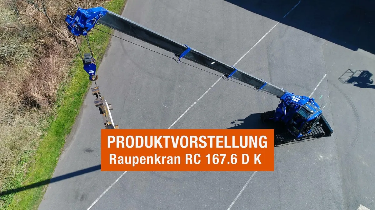 Raupenkran RC 167.6 D K von Beyer-Mietservice
