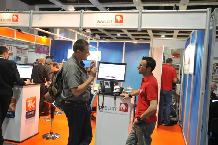 Bild: pascom Netzwerktechnik zu Besuch auf dem Linuxtag Berlin