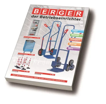 Neuer BERGER-Fachkatalog für Betriebseinrichtungen Bild: Neuer BERGER-Fachkatalog für Betriebseinrichtungen