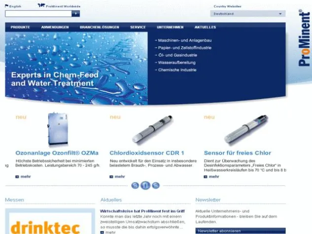 Bild: Xparo realisiert mit contentXXL den Internet Portal-Relaunch der Dosierpumpen- und Wasseraufbereitungsprofis