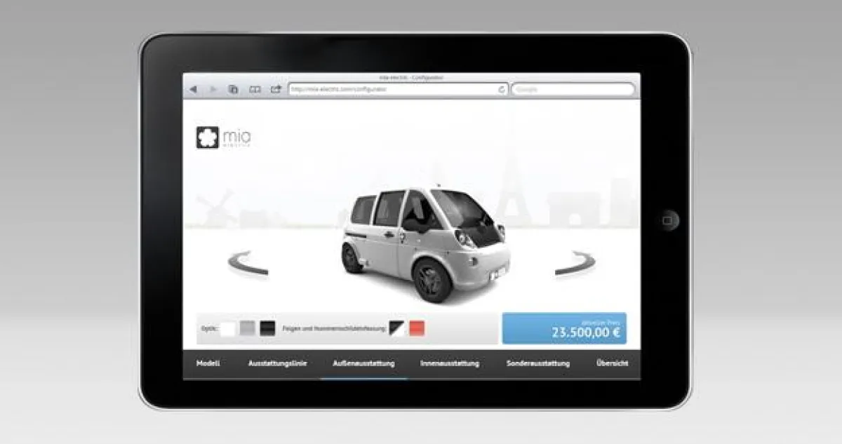 Der mia Car-Configurator