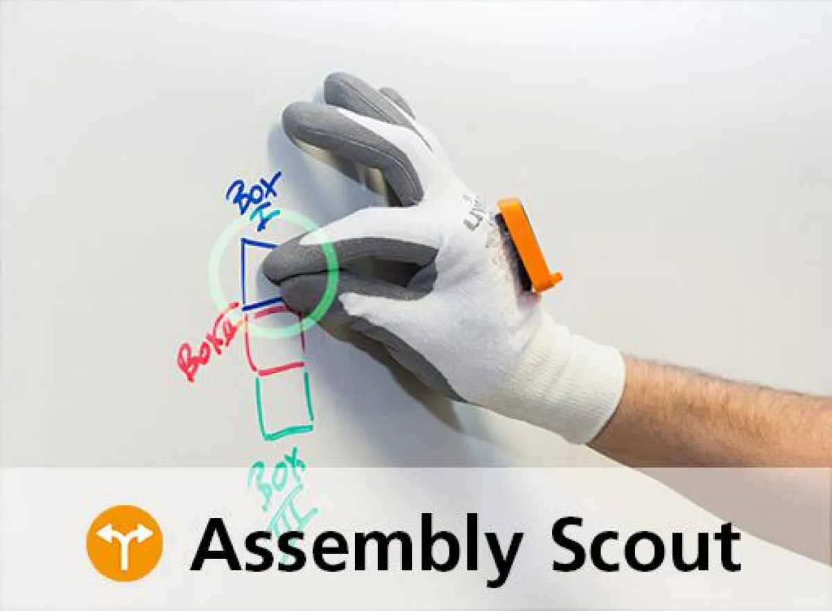 Die Position von Fingerspitzen kann einfach nachvollzogen werden