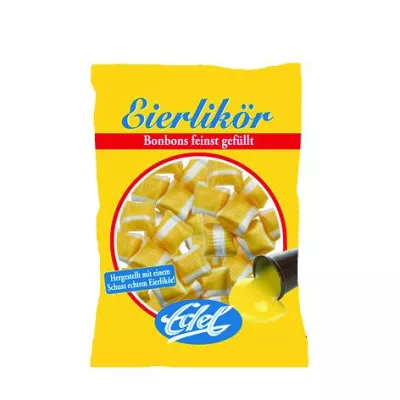 Bild: Eierlikör-Bonbons von Edel jetzt im 125 g Beutel