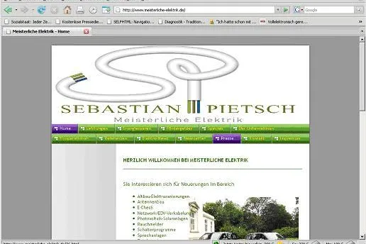 Bild: „MEISTERLICHE ELEKTRIK“ präsentiert neues Internetportal