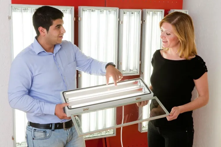 Größere Lichtausbeute pro Leuchte Bild: Größere Lichtausbeute pro Leuchte