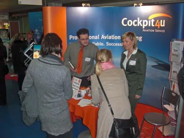 Bild: Flight Training Show in Le Bourget