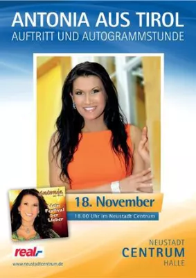 Bild: ANTONIA AUS TIROL zu Gast bei Real im Neustadt Centrum Halle