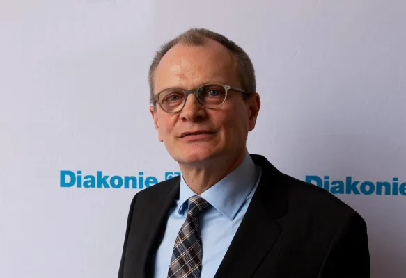 Bild: Rogate-Kloster: Ulrich Lilie, Präsident des Diakonie Bundesverbandes, im Interview