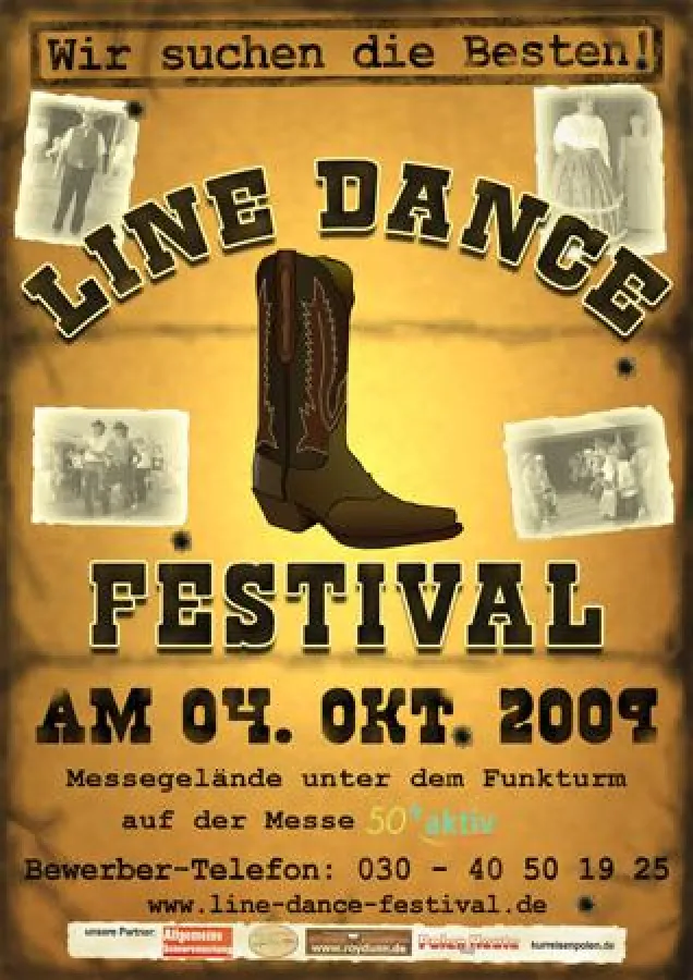 Line Dance Festival in Berlin am 4. Oktober in Messehallen am Funkturm