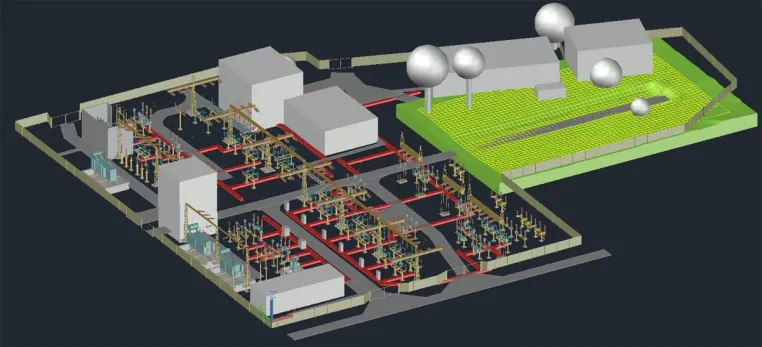 Bild: Digitalisierung des Stromnetzes: E.DIS erstellt digitale 3D-Modelle seiner Umspannwerke    