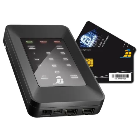 CeBIT-Premiere: DIGITTRADE setzt mit High Security Festplatte HS256S neue Maßstäbe in mobiler Datensicherheit Bild: CeBIT-Premiere: DIGITTRADE setzt mit High Security Festplatte HS256S neue Maßstäbe in mobiler Datensicherheit