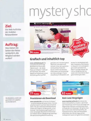 Bild: solamento siegt beim Mystery Shopper der fvw