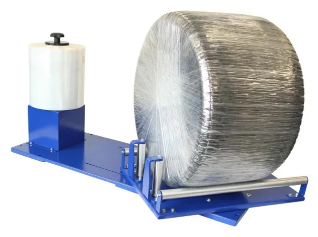 Bild: linktec engineering präsentiert neues Verpackungsgerät zur kostengünstigen Reifenumwicklung