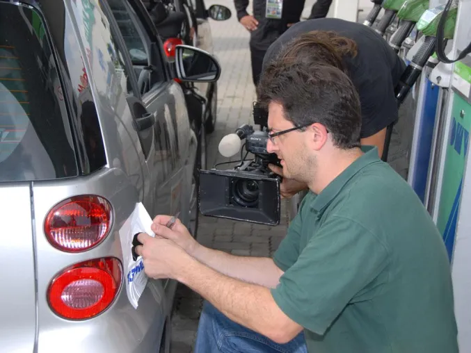 Bild: Auf dem Weg zu den smart times verbraucht Clemens Krause weniger als eine Tankfüllung