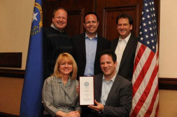 Bild: Nevada ehrt American Airlines Germany