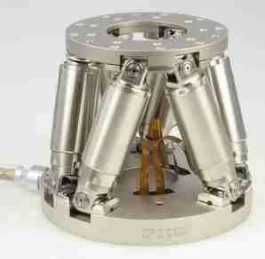 Bild: Mini-Hexapod von PI: Sechs-Achs-Bewegungen im Vakuum bis 10-6 hPa