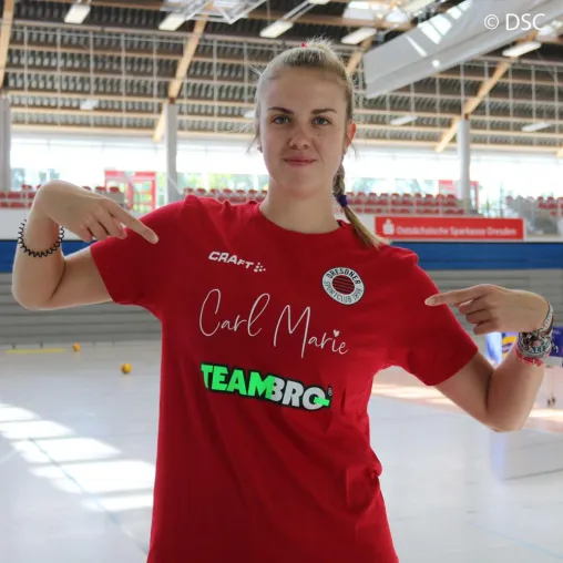 CarlMarie bleibt dem Dresdner Sportclub (DSC) ein treuer Sponsor Bild: CarlMarie bleibt dem Dresdner Sportclub (DSC) ein treuer Sponsor