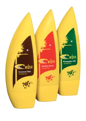 WÔSH DUSCHGEL VOR EINFÜHRUNG AUF DEM DEUTSCHEN PRODUKTMARKT Bild: WÔSH DUSCHGEL VOR EINFÜHRUNG AUF DEM DEUTSCHEN PRODUKTMARKT