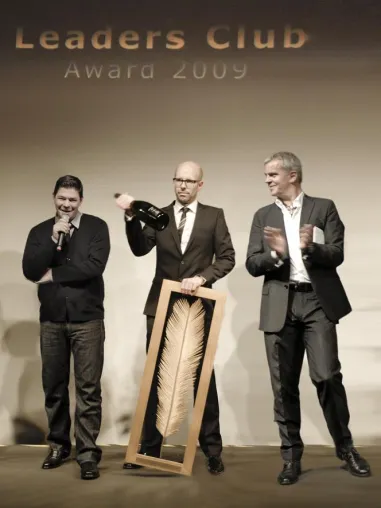 Leaders Club Award 2009 für „Bullerei“ und „Seven“ Bild: Leaders Club Award 2009 für „Bullerei“ und „Seven“